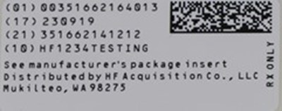 Vial Label (51662 1640 1 Vail Rfid Label)
